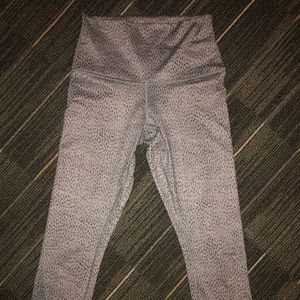 Snow Leopard Print Lululemon Leggings